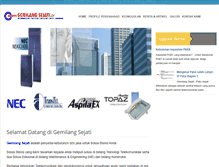 Tablet Screenshot of gemilangsejati.com